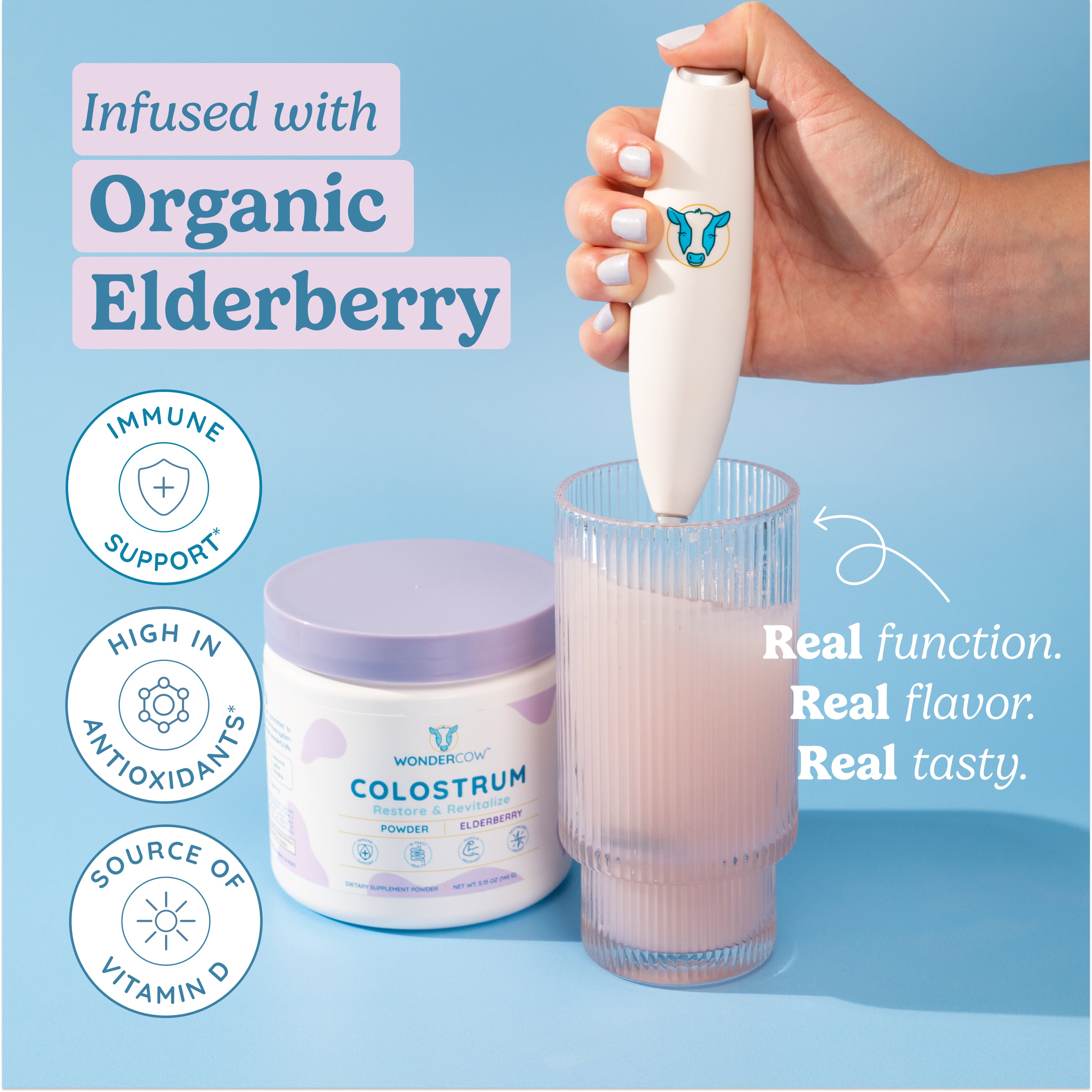 infused with organic elderberry